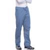 Cherokee Unisex Scrub Pants for Men & Women Drawstring Cargo Medical Uniform Straight Leg Nursing Scrub Bottoms – 4100(Ciel)