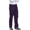 Cherokee Unisex Scrub Pants for Men & Women Drawstring Cargo Medical Uniform Straight Leg Nursing Scrub Bottoms – 4100(Eggplant)