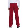Cherokee Unisex Scrub Pants for Men & Women Drawstring Cargo Medical Uniform Straight Leg Nursing Scrub Bottoms – 4100(Red)