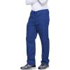 Cherokee Unisex Scrub Pants for Men & Women Drawstring Cargo Medical Uniform Straight Leg Nursing Scrub Bottoms – 4100(Royal)