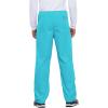 Cherokee Unisex Scrub Pants for Men & Women Drawstring Cargo Medical Uniform Straight Leg Nursing Scrub Bottoms – 4100(Turquoise)