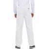 Cherokee Unisex Scrub Pants for Men & Women Drawstring Cargo Medical Uniform Straight Leg Nursing Scrub Bottoms – 4100(White)