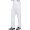 Cherokee Unisex Scrub Pants for Men & Women Drawstring Cargo Medical Uniform Straight Leg Nursing Scrub Bottoms – 4100(White)