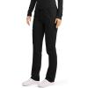 Cherokee Unisex Scrub Pants for Men & Women Tapered Leg Drawstring 4 Pocket Medical Uniform Easy Care 2-Way Stretch – WW020(Black)