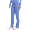 Cherokee Unisex Scrub Pants for Men & Women Tapered Leg Drawstring 4 Pocket Medical Uniform Easy Care 2-Way Stretch – WW020(Ciel Blue)