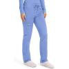 Cherokee Unisex Scrub Pants for Men & Women Tapered Leg Drawstring 4 Pocket Medical Uniform Easy Care 2-Way Stretch – WW020(Ciel Blue)