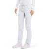 Cherokee Unisex Scrub Pants for Men & Women Tapered Leg Drawstring 4 Pocket Medical Uniform Easy Care 2-Way Stretch – WW020(White)