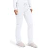 Cherokee Unisex Scrub Pants for Men & Women Tapered Leg Drawstring 4 Pocket Medical Uniform Easy Care 2-Way Stretch – WW020(White)