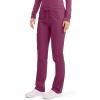 Cherokee Unisex Scrub Pants for Men & Women Tapered Leg Drawstring 4 Pocket Medical Uniform Easy Care 2-Way Stretch – WW020(Wine)