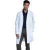 Cherokee White Lab Coat for Men or Women with 3 Pockets and Center back length 38″ CK460(White)