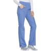 Cherokee Women Scrub Pant with Straight Leg Pull-on Pant Medical Bottom with 4 Pocket & 2-Way Stretch Fabric – WW110(Ciel)