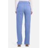 Cherokee Women Scrub Pant with Straight Leg Pull-on Pant Medical Bottom with 4 Pocket & 2-Way Stretch Fabric – WW110(Ciel Blue)