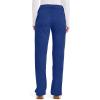 Cherokee Women Scrub Pant with Straight Leg Pull-on Pant Medical Bottom with 4 Pocket & 2-Way Stretch Fabric – WW110(Galaxy Blue)