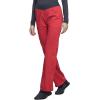 Cherokee Women Scrub Pant with Straight Leg Pull-on Pant Medical Bottom with 4 Pocket & 2-Way Stretch Fabric – WW110(Hot Tomato)