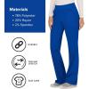 Cherokee Women Scrub Pant with Straight Leg Pull-on Pant Medical Bottom with 4 Pocket & 2-Way Stretch Fabric – WW110(Royal)