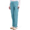 Cherokee Women Scrub Pant with Straight Leg Pull-on Pant Medical Bottom with 4 Pocket & 2-Way Stretch Fabric – WW110(Soft Marine)