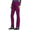 Cherokee Women Scrubs Pant Workwear Professionals Natural Rise Tapered Leg Drawstring WW050(Wine)