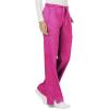 Cherokee Women Scrubs Pant Workwear Revolution Mid Rise Moderate Flare Drawstring WW120(Electric Pink)