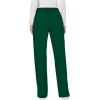 Cherokee Women Scrubs Pant Workwear Revolution Mid Rise Moderate Flare Drawstring WW120(Hunter Green)