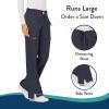 Cherokee Women Scrubs Pant Workwear Revolution Mid Rise Moderate Flare Drawstring WW120(Pewter)