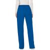Cherokee Women Scrubs Pant Workwear Revolution Mid Rise Moderate Flare Drawstring WW120(Royal)
