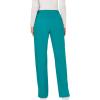 Cherokee Women Scrubs Pant Workwear Revolution Mid Rise Moderate Flare Drawstring WW120(Teal Blue)