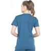 Cherokee Women Scrubs Top Workwear Professionals Mock Wrap WW655(Caribbean Blue)
