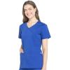 Cherokee Women Scrubs Top Workwear Professionals Mock Wrap WW655(Galaxy Blue)