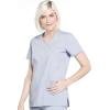 Cherokee Women Scrubs Top Workwear Professionals Mock Wrap WW655(Grey)
