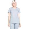 Cherokee Women Scrubs Top Workwear Professionals Mock Wrap WW655(Grey)
