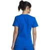 Cherokee Women Scrubs Top Workwear Professionals V-Neck Knit Panel WW2968