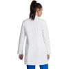Cherokee Women’s Lab Coat Modern Classic Fit 33″ & 35″ Doctors Coat with 3 Pockets CK452(White)