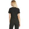 Cherokee Women’s Medical Scrub Top Iflex V-Neck Knit Panel Top – CK605(Black)
