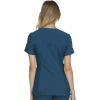 Cherokee Women’s Medical Scrub Top Iflex V-Neck Knit Panel Top – CK605(Caribbean Blue)