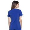 Cherokee Women’s Medical Scrub Top Iflex V-Neck Knit Panel Top – CK605(Galaxy Blue)