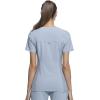 Cherokee Women’s Medical Scrub Top Iflex V-Neck Knit Panel Top – CK605(Grey)