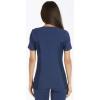 Cherokee Women’s Medical Scrub Top Iflex V-Neck Knit Panel Top – CK605(Navy)
