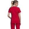 Cherokee Women’s Medical Scrub Top Iflex V-Neck Knit Panel Top – CK605(Red)