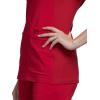Cherokee Women’s Medical Scrub Top Iflex V-Neck Knit Panel Top – CK605(Red)