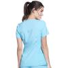 Cherokee Women’s Medical Scrub Top Iflex V-Neck Knit Panel Top – CK605(Turquoise)