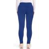 Cherokee Womens Mid Rise Tapered Leg Drawstring Scrub Pants 5 Pocket 360 Stretch Moisture Wicking Easy Care – CK095(Galaxy Blue)