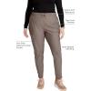 Cherokee Womens Mid Rise Tapered Leg Drawstring Scrub Pants 5 Pocket 360 Stretch Moisture Wicking Easy Care – CK095(Iron)