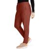 Cherokee Womens Mid Rise Tapered Leg Drawstring Scrub Pants 5 Pocket 360 Stretch Moisture Wicking Easy Care – CK095(Masala)