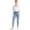 Cherokee Womens Mid Rise Tapered Leg Drawstring Scrub Pants 5 Pocket 360 Stretch Moisture Wicking Easy Care – CK095(Ocean Ash)
