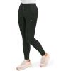 Cherokee Womens Mid Rise Tapered Leg Drawstring Scrub Pants 5 Pocket 360 Stretch Moisture Wicking Easy Care – CK095(Olive Branch)