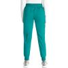 Cherokee Women’s Scrub Jogger Pants Modern Classic Fit Mid Rise Bottom with 5 Pockets, Elastic Knit Waistband – WW115(Hunter Green)