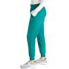 Cherokee Women’s Scrub Jogger Pants Modern Classic Fit Mid Rise Bottom with 5 Pockets, Elastic Knit Waistband – WW115(Hunter Green)