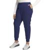 Cherokee Women’s Scrub Jogger Pants Modern Classic Fit Mid Rise Bottom with 5 Pockets, Elastic Knit Waistband – WW115(Navy)