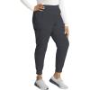 Cherokee Women’s Scrub Jogger Pants Modern Classic Fit Mid Rise Bottom with 5 Pockets, Elastic Knit Waistband – WW115(Pewter)