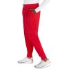 Cherokee Women’s Scrub Jogger Pants Modern Classic Fit Mid Rise Bottom with 5 Pockets, Elastic Knit Waistband – WW115(Red)